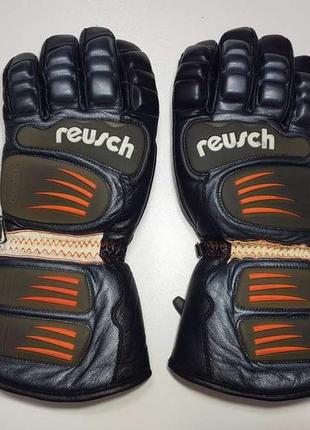 Мотоперчатки кожаные, reusch racing, утепленные, как новые!