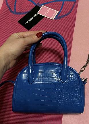 Міні сумка кольору електрик