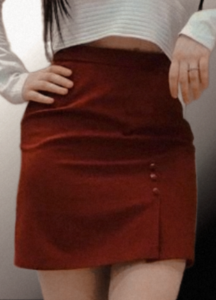 Юбка с пуговицами