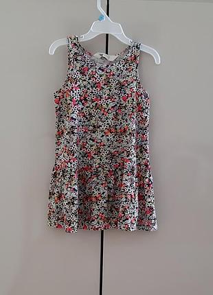 Котонове плаття h&m 2-4 роки.