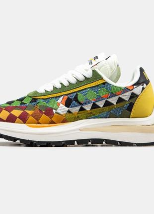 Кроссовки мужские nike sacai vaporwaffle x jean paul gaultier