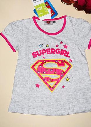 Футболка&nbsp; коттоновая для девочки/б бренд: disney/2 размер: 62 (3 мес.)