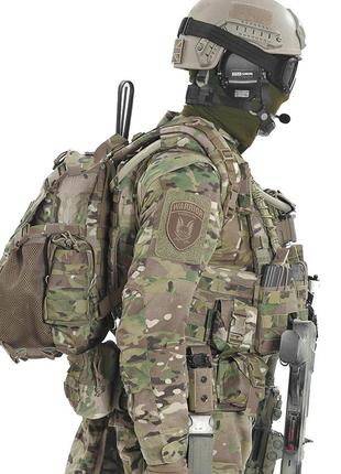 Штурмовой рюкзак c отделением для шлема warrior assault systems elite ops helmet cargo pack multicam9 фото
