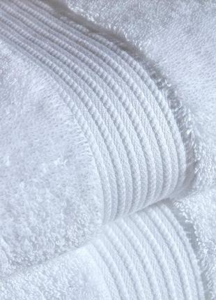 Брендовий білий рушник christy supima (england)2 фото