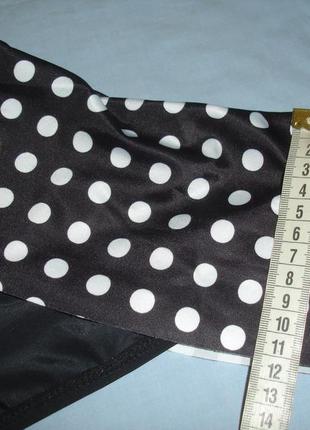 Низ от купальника раздельного трусики женские плавки размер 44 /10 черные юбка новые2 фото