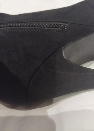 Классические сапоги замшевые новые