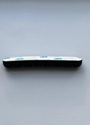 Фіксатор силіконовий затискач клейкий для usb кабелів на 5 дротів колір сірий3 фото