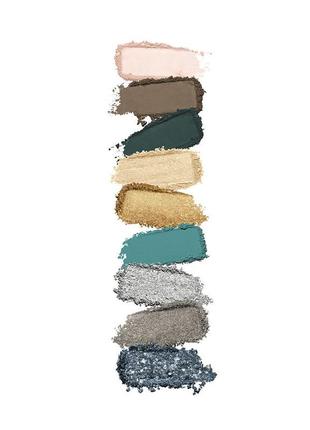 Палітра тіней kiko milano glamour multi finish palette 06 зелений3 фото