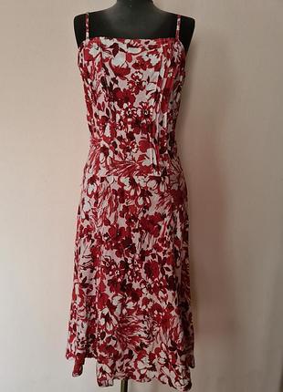 Плпття в квітковий принт льон 14