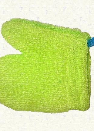 Мочалка рукавица короткая петля 07131 фото