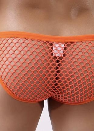 Сексуальные трусы брифы сетка мужские