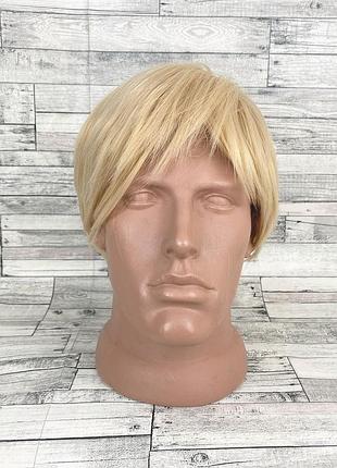 Парик блонд блондин короткий короткая стрижка