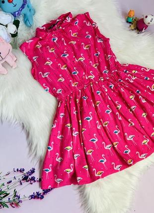 Платье m&s малышке 6-7 лет