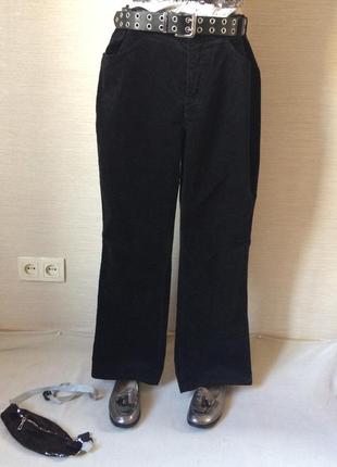 Жіночі штани чорні велюрові mac