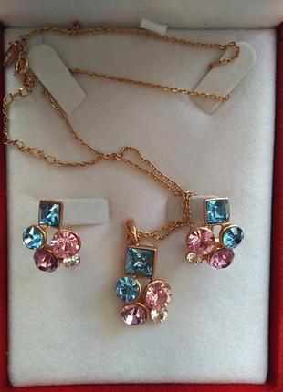 Набор rigant кольє  сережки