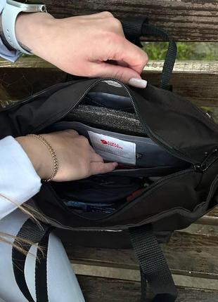 Чорна жіноча сумка-рюкзак шоппер kanken bag, канкен. 8 l10 фото