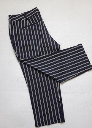 Мегаклассные модні штани принт смуги великого розміру tu8 фото
