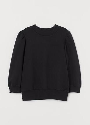 Xs/s h&m фірмовий новий жіночий світшот з пишним рукавом