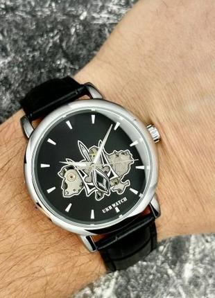 Годинник наручний ukrwatch воля silver-black3 фото