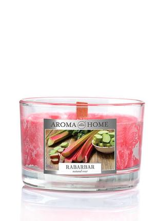 Ароматична свічка aroma home unique fragrances - rabarbar 115 г (836674)