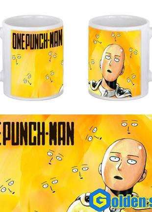 Аніме чашка "one punch man" (ванпанчмен)