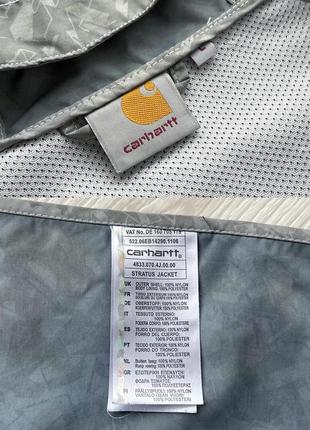 Оригинальная куртка carhartt wip stratus tie dye jacket grey7 фото