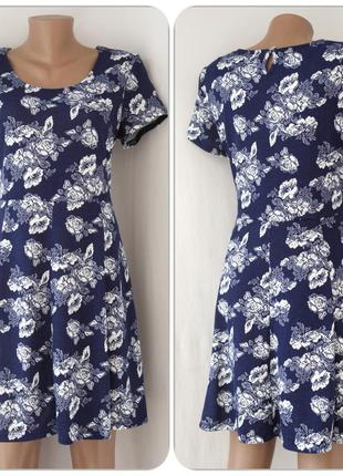 Новое(сток) брендовое платье "atmosphere" с цветочным принтом. размер uk14/eur42.8 фото