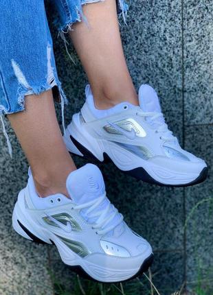 Nike m2k шикарные женские кроссовки найк белый цвет (36-40)😍4 фото