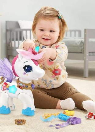 Інтерактивна іграшка vtech style and glam on unicorn чарівний єдиноріг (80-542500)6 фото