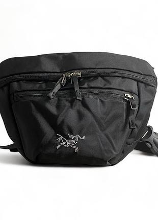 Сумка через плече arcteryx maka 1 25818 чорний