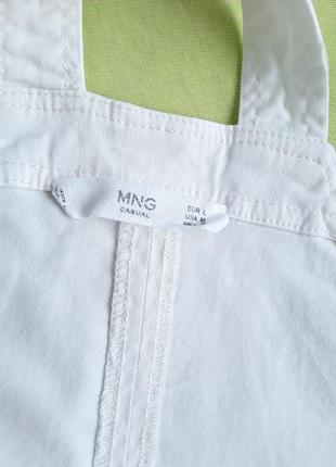 Шикарний білий джинсовий сарафан від mango5 фото