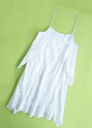 Шикарный  белый сарафан от zara