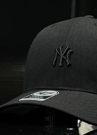 Оригинальная черная кепка с сеткой 47 brand mlb new york yankees base runner mesh 47 mvp2 фото