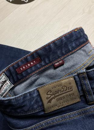 Мужские стильные джинсы superdry, размер 32 (m)7 фото