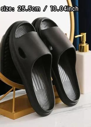 Тапочки мужские ева черные 40 размер.