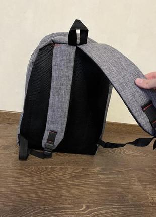 Рюкзак новый повседневный черный серый портфель рюкзак для учебы2 фото