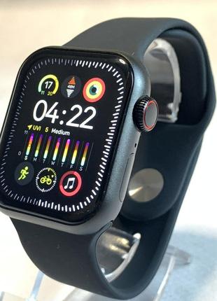 Смарт годинник 9 серії smart watch gs9 mini 41 mm українське меню з функцією дзвінка. колір чорний