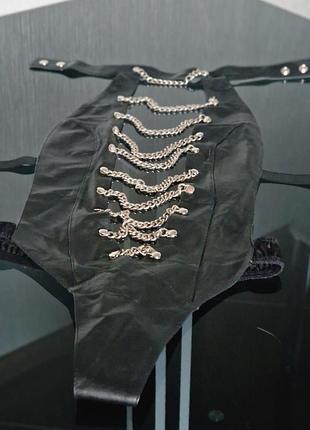 Эротическое, сексуальное, кожаное боди