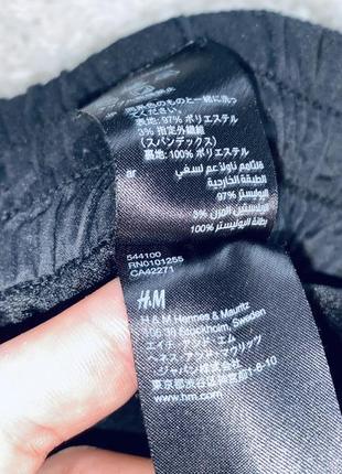 Чёрные короткие женские модные шортики  бренд h&m sport5 фото