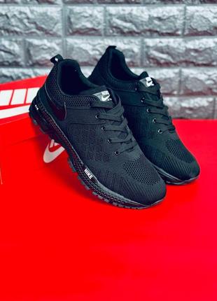 Мужские кроссовки nike чёрные кроссовки найк