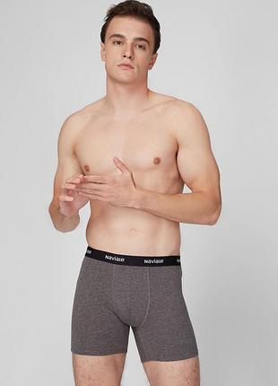 Мужские трусы шорты mu232-01 (2 шт.) burgundy/gray melange
