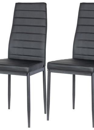Комплект стільців 2 шт. doros зіта чорний 42х54х96 (42005096)