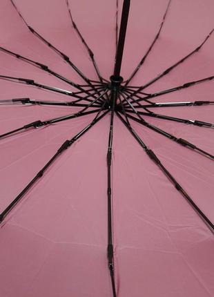 Зонтик женский складной  автомат на 16 спиць toprain,парасоля жіноча  на 16 спиць  автомат5 фото