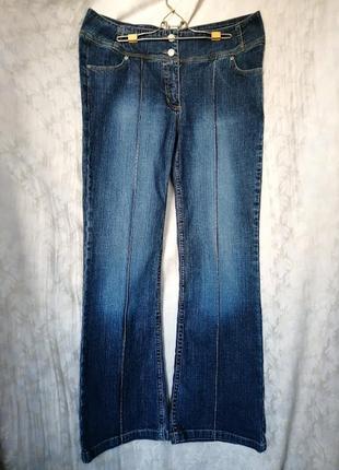 Стильные джинсы с рельефами большого размера! bootcut4 фото