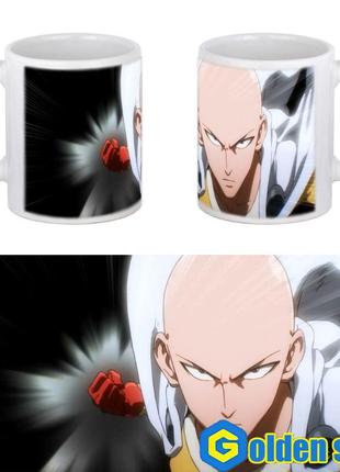 Аниме чашка "one punch man" (ванпанчмен)