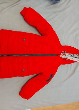 Удлиненная куртка деми зима унисекс2 фото