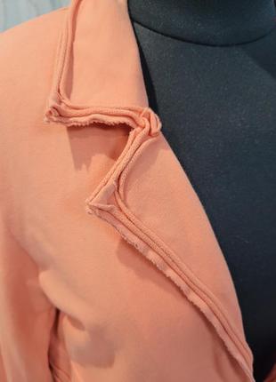 Кофта зепка нюдовый оранжевый размер м3 фото