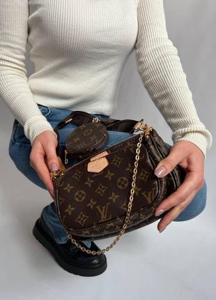 Женская сумка из эко-кожи луи виттон louis vuitton lv молодежная, брендовая сумка через плечо1 фото
