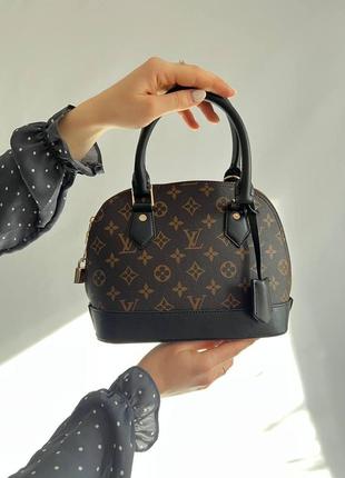 Женская сумка из эко-кожи луи виттон louis vuitton alma lv молодежная, брендовая сумка через плечо