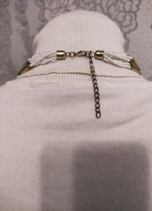 Hand made ожерелье ручная работа бисер.6 фото